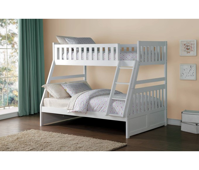 Lisa Single/Double Bunkbed White